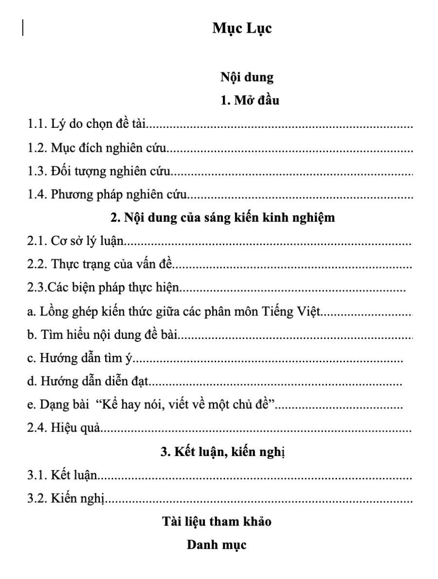 SKKN Một số biện pháp rèn luyện nâng cao kĩ năng nói viết cho học sinh vùng dân tộc thiểu số thông qua phân môn Tập làm văn lớp 3