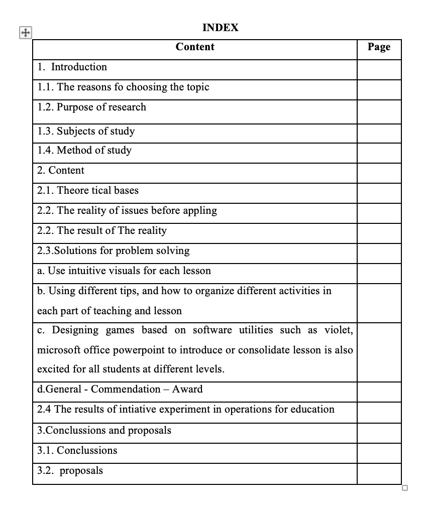 SKKN A number of the measures to promote the positive English learning for students grade 9