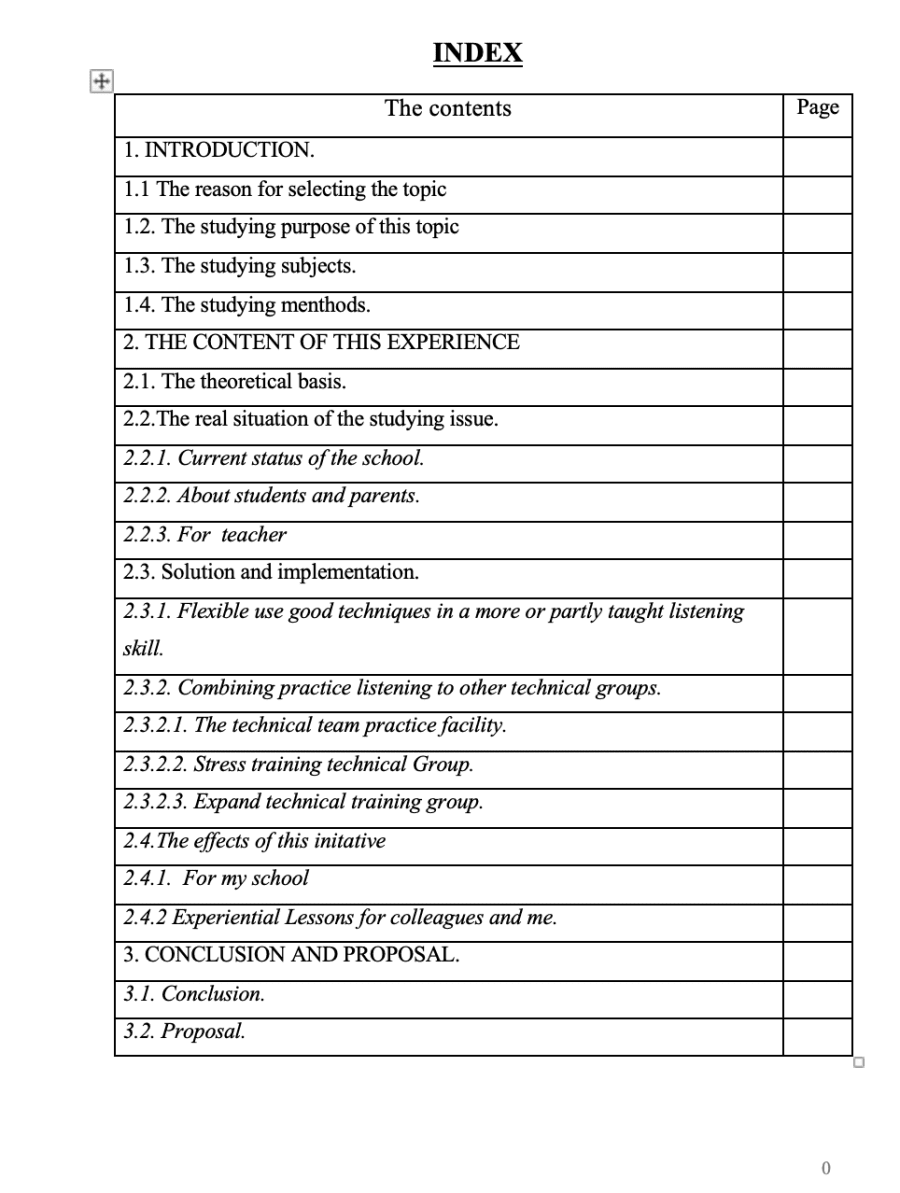 SKKN Method to train listening skill for students in grade 5 to be effective