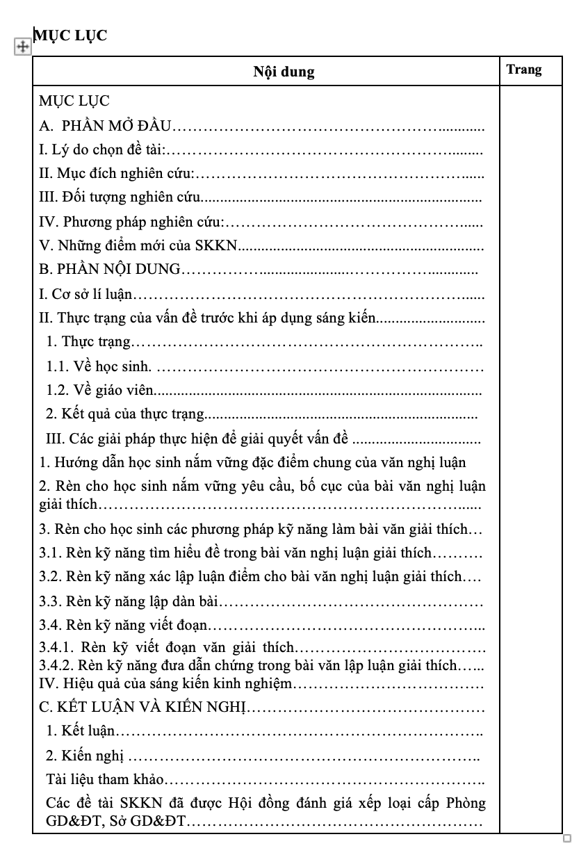 SKKN Một số kinh nghiệm dạy kiểu bài làm văn nghị luận giải thích cho học sinh lớp 7