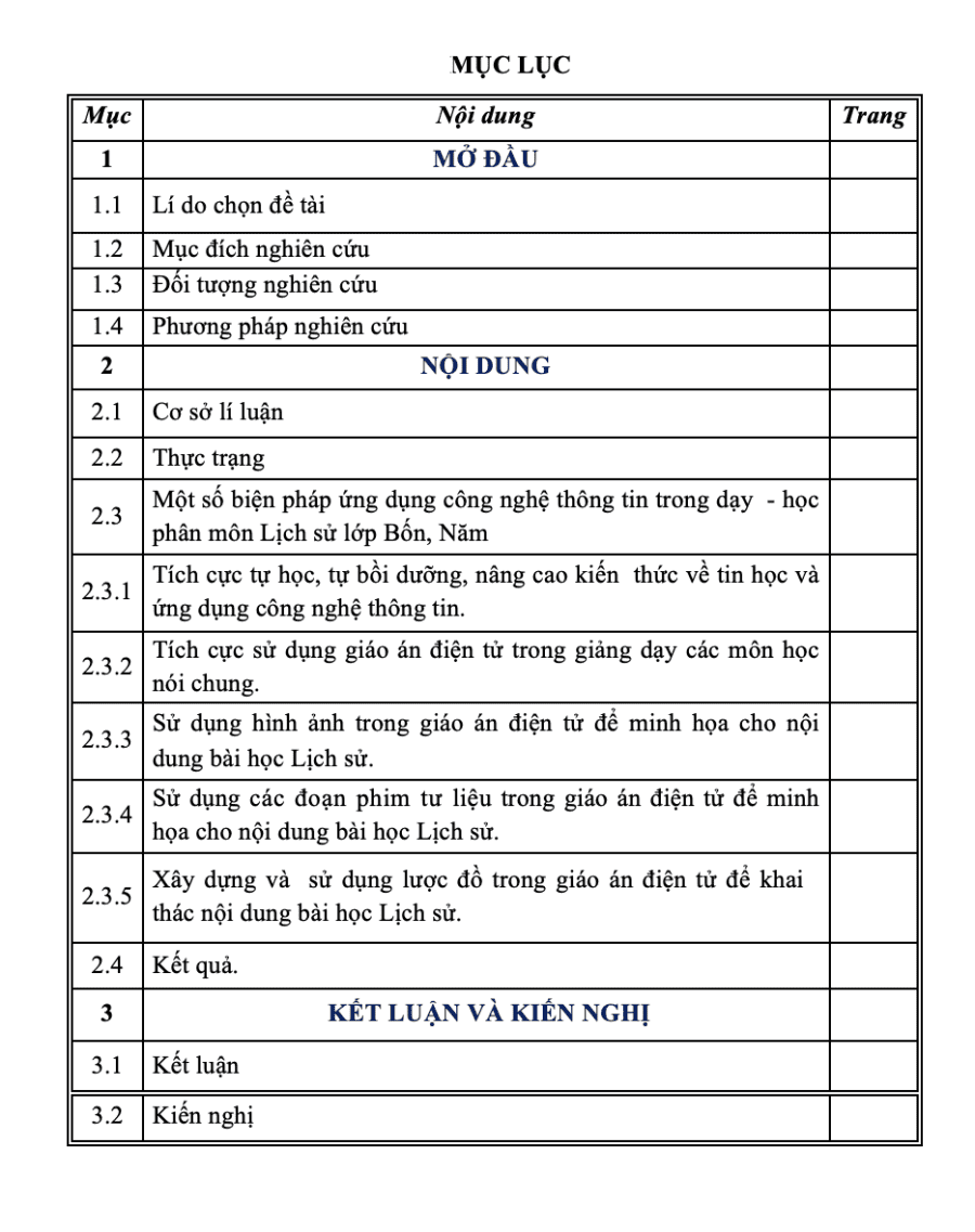 SKKN Một số kinh nghiệm về Ứng dụng công nghệ thông tin trong dạy - Học phân môn Lịch sử lớp 5