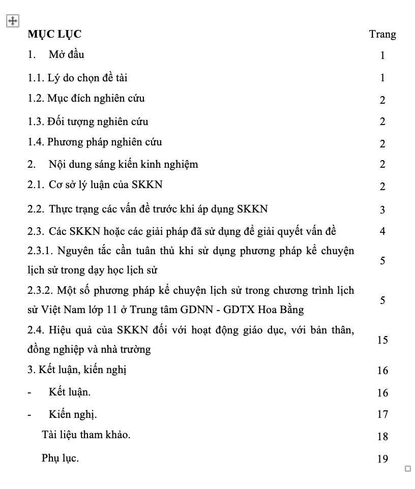 SKKN Nâng cao hứng thú học tập của học sinh trong chương trình lịch sử Việt Nam lớp 11 bằng phương pháp kể chuyện lịch sử