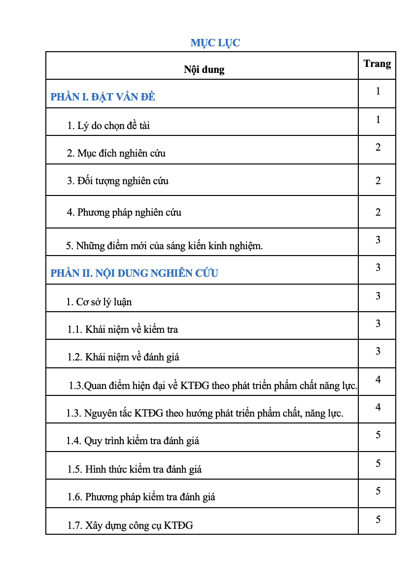 SKKN Thiết kế và vận dụng công cụ kiểm tra đánh giá vào dạy học chủ đề - thành phần hóa học của tế bào- sinh 10 nhằm phát triển phẩm chất, năng lực học sinh trong chương trình gdpt 2018