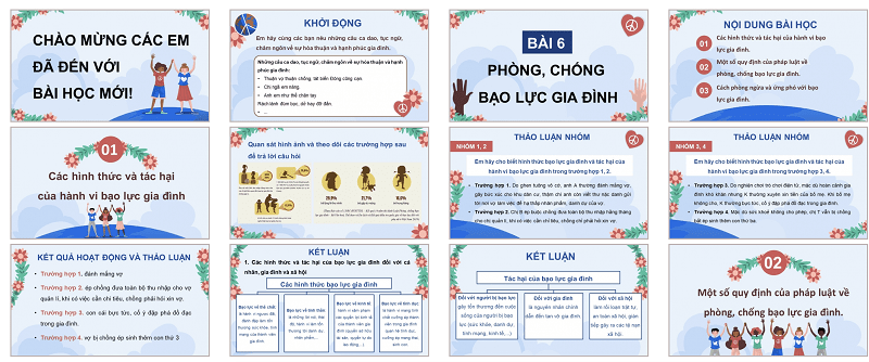 Bài 6: Phòng, chống bạo lực gia đình